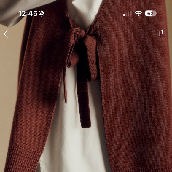 Sezane Cory Jumper Brown - Size S - Picture 3 of 6